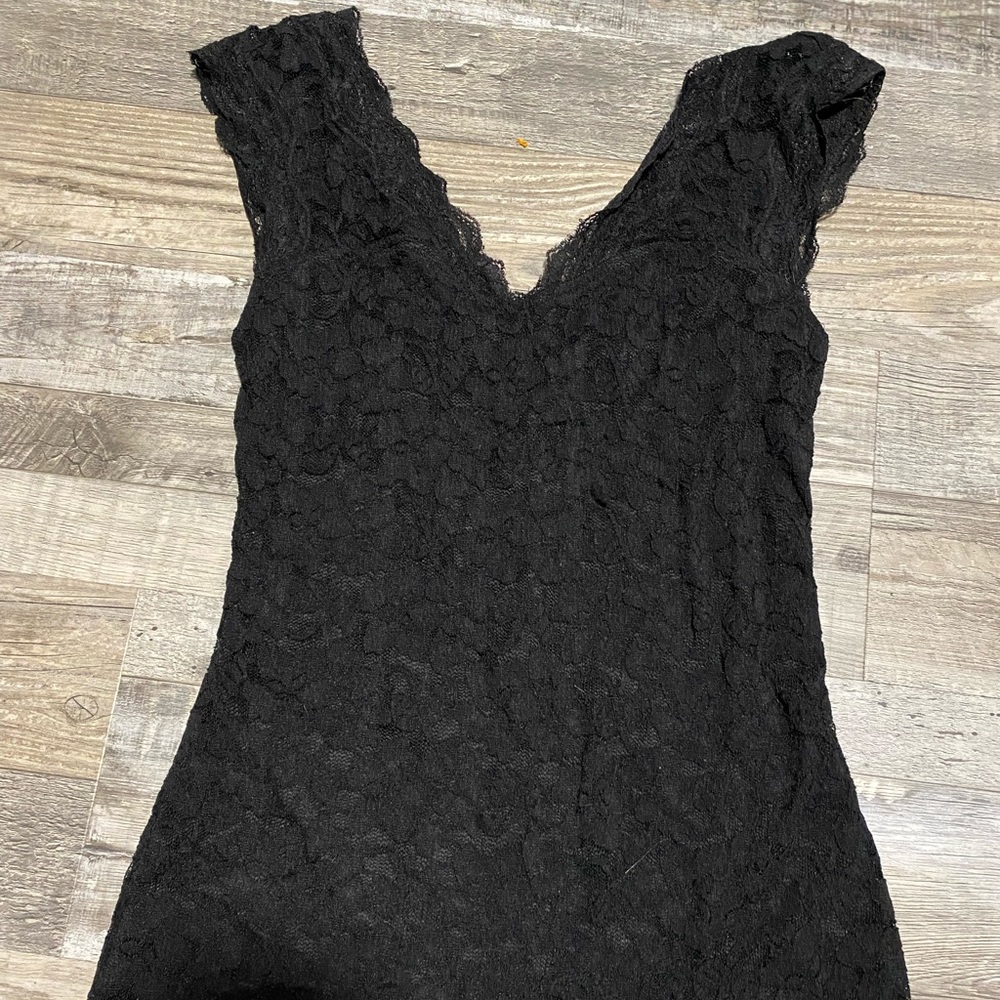 Express lace tank top